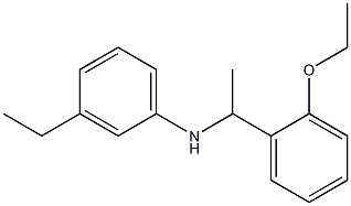 N-[1-(2-ethoxyphenyl)ethyl]-3-ethylaniline Struktur