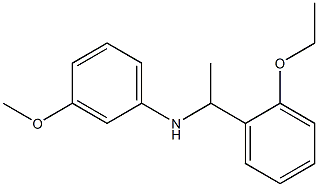 N-[1-(2-ethoxyphenyl)ethyl]-3-methoxyaniline Struktur