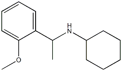 N-[1-(2-methoxyphenyl)ethyl]cyclohexanamine Struktur