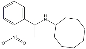 N-[1-(2-nitrophenyl)ethyl]cyclooctanamine Struktur