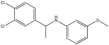 N-[1-(3,4-dichlorophenyl)ethyl]-3-methoxyaniline Struktur