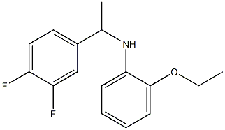 N-[1-(3,4-difluorophenyl)ethyl]-2-ethoxyaniline Struktur