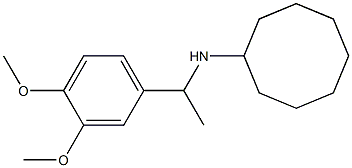 N-[1-(3,4-dimethoxyphenyl)ethyl]cyclooctanamine Struktur