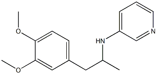 N-[1-(3,4-dimethoxyphenyl)propan-2-yl]pyridin-3-amine Struktur