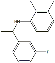 N-[1-(3-fluorophenyl)ethyl]-2,3-dimethylaniline Struktur