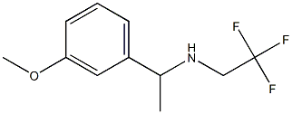 N-[1-(3-methoxyphenyl)ethyl]-N-(2,2,2-trifluoroethyl)amine Struktur