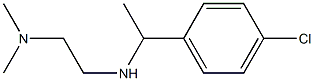 N'-[1-(4-chlorophenyl)ethyl]-N,N-dimethylethane-1,2-diamine Struktur