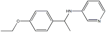 N-[1-(4-ethoxyphenyl)ethyl]pyridin-3-amine Struktur