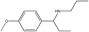 N-[1-(4-methoxyphenyl)propyl]-N-propylamine Struktur