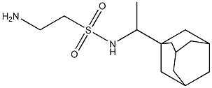 N-[1-(adamantan-1-yl)ethyl]-2-aminoethane-1-sulfonamide Struktur