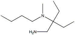 N-[1-(aminomethyl)-1-ethylpropyl]-N-butyl-N-methylamine Struktur