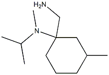 N-[1-(aminomethyl)-3-methylcyclohexyl]-N-isopropyl-N-methylamine Struktur