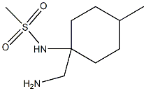 N-[1-(aminomethyl)-4-methylcyclohexyl]methanesulfonamide Struktur