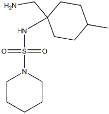 N-[1-(aminomethyl)-4-methylcyclohexyl]piperidine-1-sulfonamide Struktur