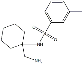 N-[1-(aminomethyl)cyclohexyl]-3-methylbenzene-1-sulfonamide Struktur