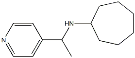 N-[1-(pyridin-4-yl)ethyl]cycloheptanamine Struktur