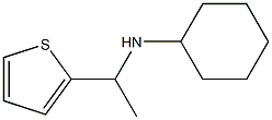 N-[1-(thiophen-2-yl)ethyl]cyclohexanamine Struktur