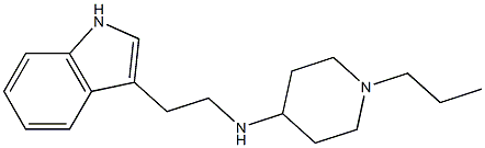 N-[2-(1H-indol-3-yl)ethyl]-1-propylpiperidin-4-amine Struktur