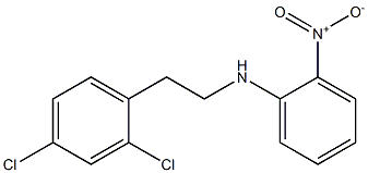 N-[2-(2,4-dichlorophenyl)ethyl]-2-nitroaniline Struktur