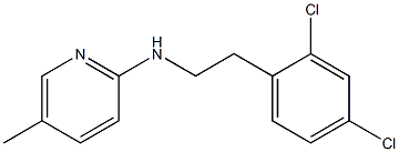 N-[2-(2,4-dichlorophenyl)ethyl]-5-methylpyridin-2-amine Struktur