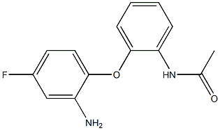 N-[2-(2-amino-4-fluorophenoxy)phenyl]acetamide Struktur