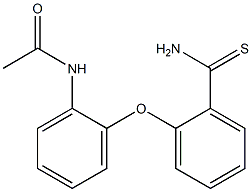 N-[2-(2-carbamothioylphenoxy)phenyl]acetamide Struktur