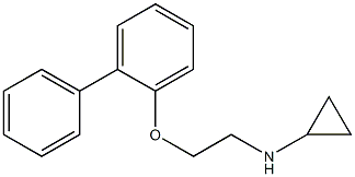 N-[2-(2-phenylphenoxy)ethyl]cyclopropanamine Struktur