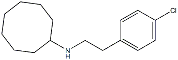 N-[2-(4-chlorophenyl)ethyl]cyclooctanamine Struktur