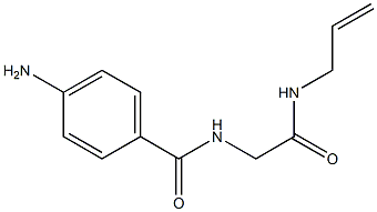 N-[2-(allylamino)-2-oxoethyl]-4-aminobenzamide Struktur