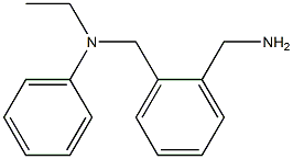 N-[2-(aminomethyl)benzyl]-N-ethyl-N-phenylamine Struktur