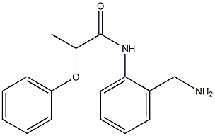 N-[2-(aminomethyl)phenyl]-2-phenoxypropanamide Struktur