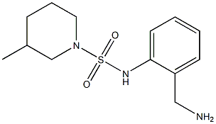 N-[2-(aminomethyl)phenyl]-3-methylpiperidine-1-sulfonamide Struktur