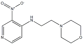 N-[2-(morpholin-4-yl)ethyl]-3-nitropyridin-4-amine Struktur