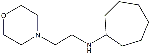 N-[2-(morpholin-4-yl)ethyl]cycloheptanamine Struktur