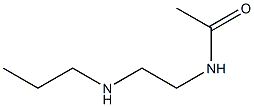 N-[2-(propylamino)ethyl]acetamide Struktur