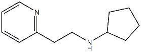 N-[2-(pyridin-2-yl)ethyl]cyclopentanamine Struktur