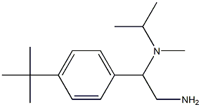 N-[2-amino-1-(4-tert-butylphenyl)ethyl]-N-isopropyl-N-methylamine Struktur