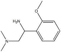 N-[2-amino-2-(2-methoxyphenyl)ethyl]-N,N-dimethylamine Struktur