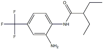 N-[2-amino-4-(trifluoromethyl)phenyl]-2-ethylbutanamide Struktur