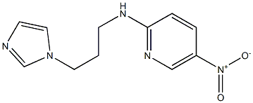 N-[3-(1H-imidazol-1-yl)propyl]-5-nitropyridin-2-amine Struktur