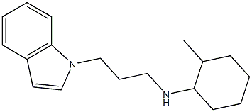 N-[3-(1H-indol-1-yl)propyl]-2-methylcyclohexan-1-amine Struktur