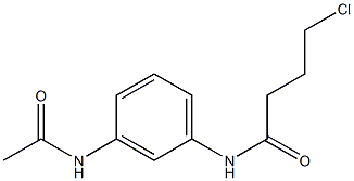 N-[3-(acetylamino)phenyl]-4-chlorobutanamide Struktur