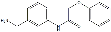 N-[3-(aminomethyl)phenyl]-2-phenoxyacetamide Struktur