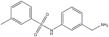 N-[3-(aminomethyl)phenyl]-3-methylbenzenesulfonamide Struktur