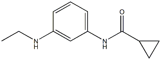 N-[3-(ethylamino)phenyl]cyclopropanecarboxamide Struktur