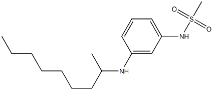 N-[3-(nonan-2-ylamino)phenyl]methanesulfonamide Struktur