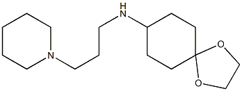 N-[3-(piperidin-1-yl)propyl]-1,4-dioxaspiro[4.5]decan-8-amine Struktur