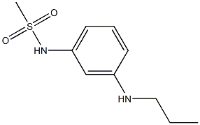 N-[3-(propylamino)phenyl]methanesulfonamide Struktur