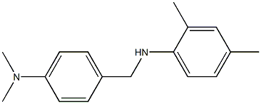 N-{[4-(dimethylamino)phenyl]methyl}-2,4-dimethylaniline Struktur