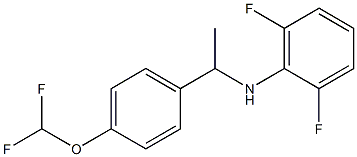 N-{1-[4-(difluoromethoxy)phenyl]ethyl}-2,6-difluoroaniline Struktur